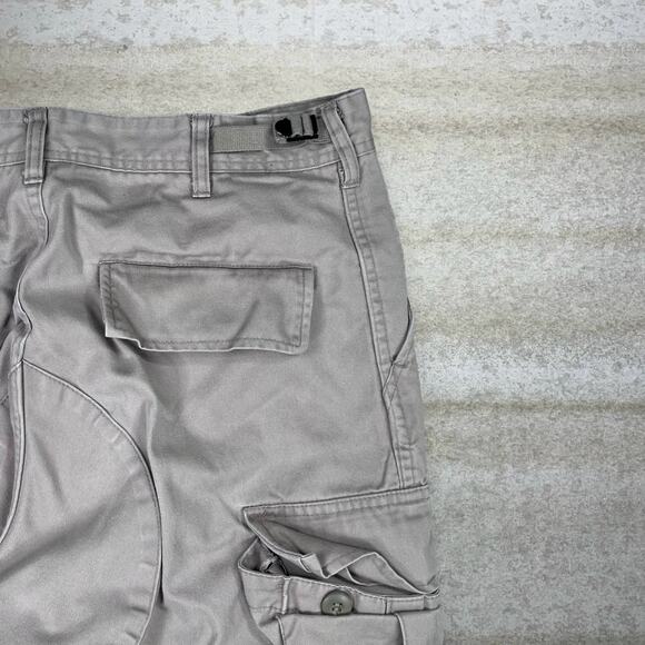 Vintage Military Tactical Pants Tan Baggy Wide Leg Fit Cargos Small Regular 90s - Picture 3 of 6